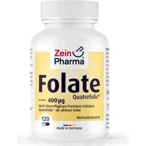 Zein Pharma Folate Quatrefolic 400 mcg [120 капсули]