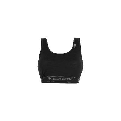 SENSOR MERINO ACTIVE dámská podprsenka černá Velikost: M