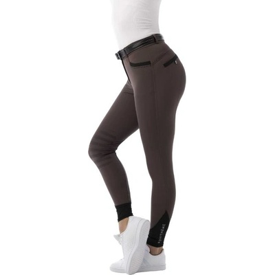 EQUITHEME Dětské jezdecké rajtky Je Taime hnědé/černé