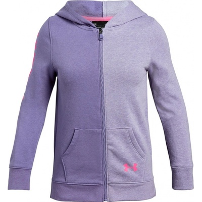 Under Armour Rival Fleece Full Zip Hoodie Purple fialová