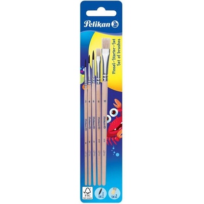 Sada štetcov Pelikan guľaté Starter-Set 5 ks blister