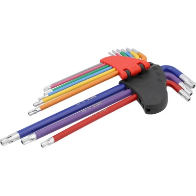Yato Sada farebných kľúčov extra dlhé TORX T10 - T50 9ks YT-05636