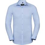 Russell Athletic 960m / Мъжка еластична тениска с дълъг ръкав - светло небе xxxl (11960m21213)