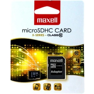 Maxell microSDHC 8GB C10 Adapter (854716.00.TW)