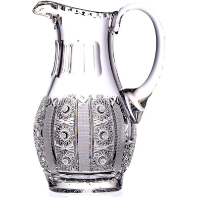Bohemia Crystal Ručně vyráběný a ručně broušený Džbán Iris 1300ml