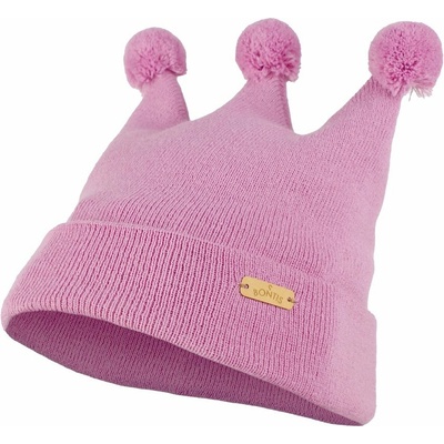 Bontis dětská čepice korunka Světlá orchidea