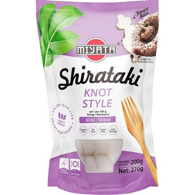 Miyata Konjakové nudle Shirataki v uzlu s mořskou řasou 270 g