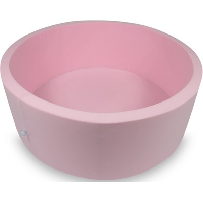ELIS DESIGN Detský suchý bazénik okrúhly 110x40 cm bez loptičiek - ružový