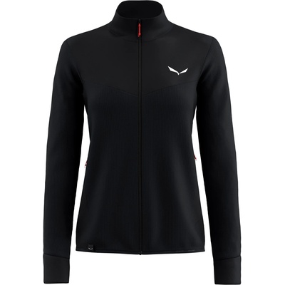 Salewa Дамско поларено яке Salewa Women's Puez Waffle Hybrid PL Jacket Fleece jacket - Black Out - размер 40 (EU) (105-6131-0114)