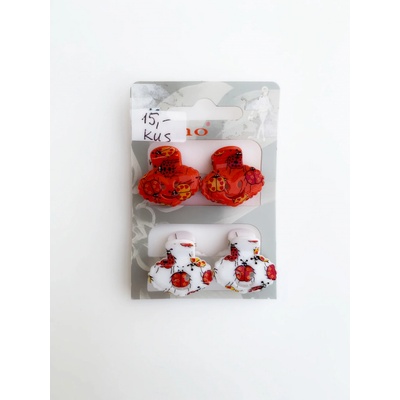 Skřipec do vlasů beruška bílý 1 ks – Zboží Mobilmania