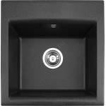Alveus 1149113 - Кухненска мивка GEM 50x50 см гранит/черен (AV0066) Мивка за вграждане