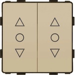 ELMARK Element ДВОЕН КЛЮЧ ЗА РОЛЕТНИ ЩОРИ, ЗЛАТО (195msdrs/gd)