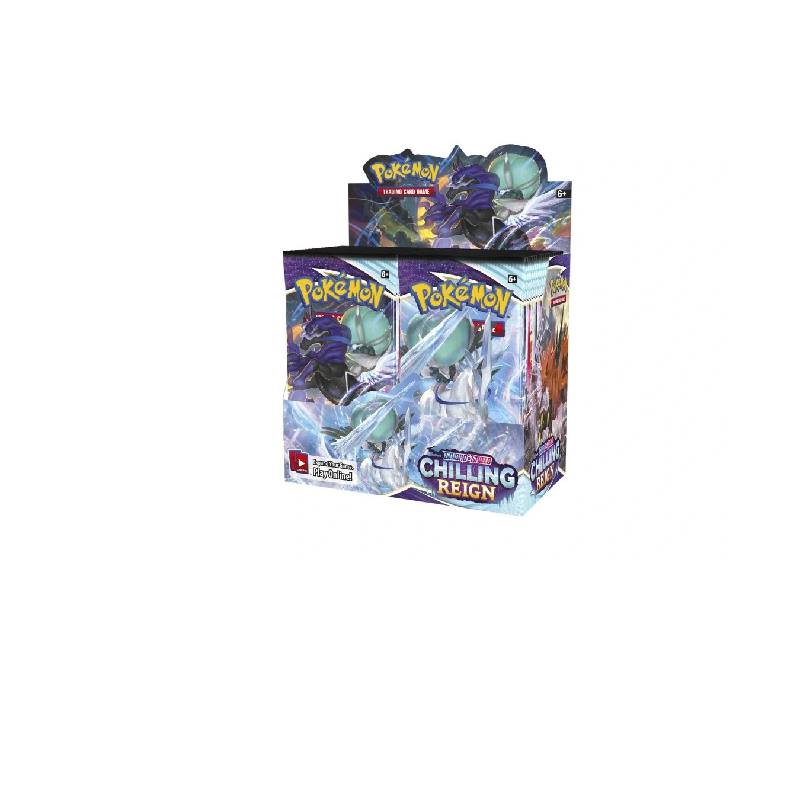 chilling reign booster box for sale Amazon.com: Pokémon TCG: Sword & Shield—Chilling Reign Booster Display Box  : Toys & Games