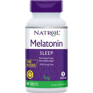 Natrol Melatonin 1 mg / Time Release [90 Таблетки]