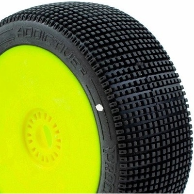 ProCircuit ADDICTIVE V2 BUGGY C1 SUPER SOFT nalepené gumy žluté disky 2 ks