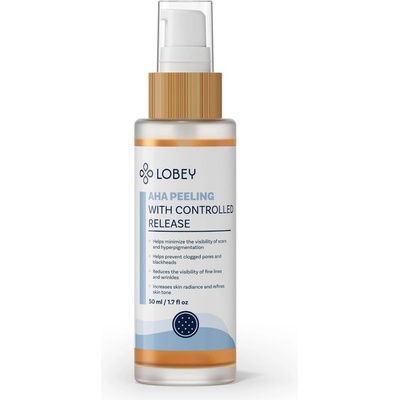 LOBEY AHA Peeling s postupným uvolňováním 50 ml
