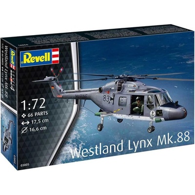 REVELL Plastic ModelKit vrtulník 03805 Westland Lynx 1:72