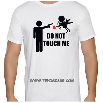 Image 1 of Fruit of the Loom Do not touch me-тениска