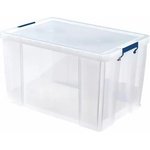 Fellowes Пластмасова кутия за съхранение, прозрачна, 85 литра, FELLOWES, "ProStore" 7731101 (7731101)