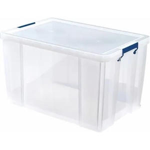 Fellowes Пластмасова кутия за съхранение, прозрачна, 85 литра, FELLOWES, "ProStore" 7731101 (7731101)