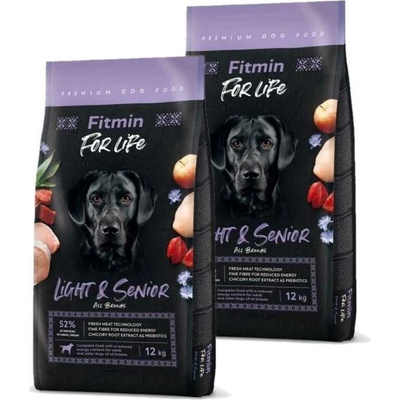Fitmin Dog for Life Light & Senior 2 x 12 kg