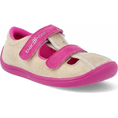 3F Elf Sandals béžovo-ružová