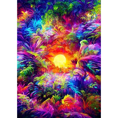Enjoy - Puzzle Rainbow Tropic - 1 000 piese