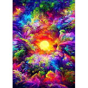 Enjoy - Puzzle Rainbow Tropic - 1 000 piese