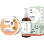 Ikarov Комплект - Измивен скраб с кайсия и Стягащо масло за тяло, 200 g + 100 ml - baby
