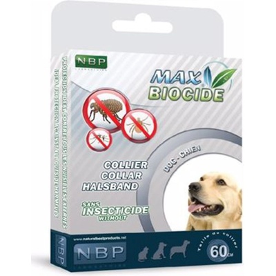 Natural best products Max biocide Антипаразитен нашийник за средни кучета 60 см