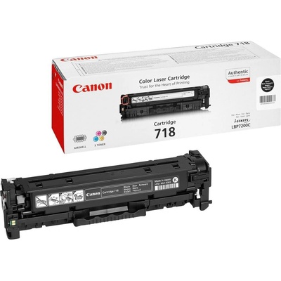 Canon Оригинална тонер касета Canon CRG718, 3400 страници/5%, Black (3020100638)