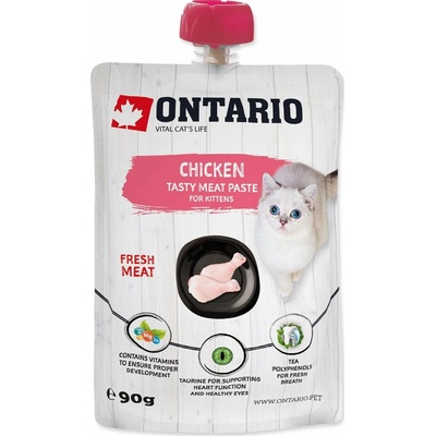 Ontario Paste Kitten Chicken Fresh Meat 90 g