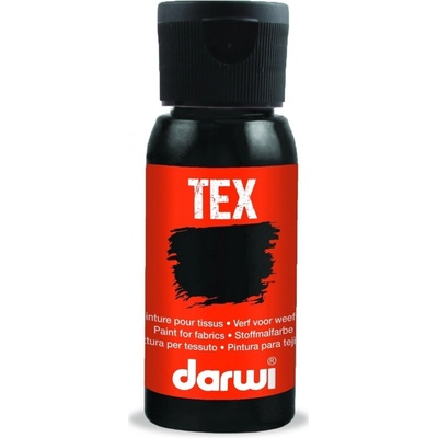 Darwi Tex barva na textil Černá 50 ml – Zbozi.Blesk.cz