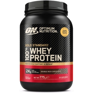 Optimum Nutrition Протеин 100% Whey Gold Standard 768 g двойно повече шоколад
