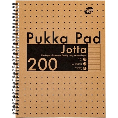 Pukka Pad Kraft Jotta Recycle А4 200 страници тетрадка с подредена спирала A15548081 (A15548081)