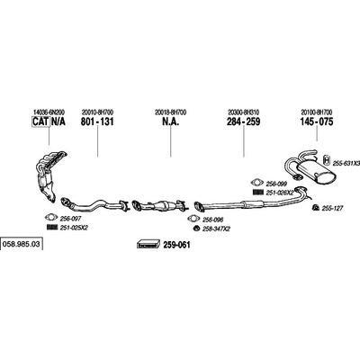 Bosal BS 145-075 – Zboží Mobilmania