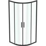 Ideal Standard Полукръгла душ кабина с плъзгащи се врати 90x90 см матово черно Ideal Standard Connect 2 (K9251V3)