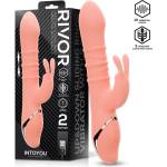 INTOYOU Rivor Up & Down Sliding Rings Rabbit Vibrator Coral