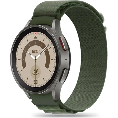 Tech-Protect Текстилна каишка за Samsung Galaxy Watch 4/5/5Pro/6/7/FE от Tech-Protect Nylon Pro - military green (9490713930281)