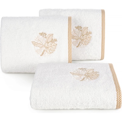 Eurofirany UTERÁK PALMS SADA 6 ks 50 x 90 cm BIELA