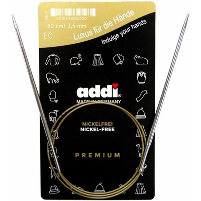 Kruhové jehlice Addi Premium 80 cm / 3,0 mm (oblé špičky) – Zbozi.Blesk.cz