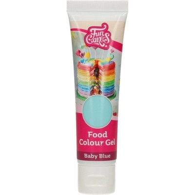 FunCakes Gélová farba svetlo modrá 30 g
