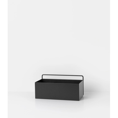 ferm LIVING Nástenný box Wall Box, obdĺžnikový - čierny