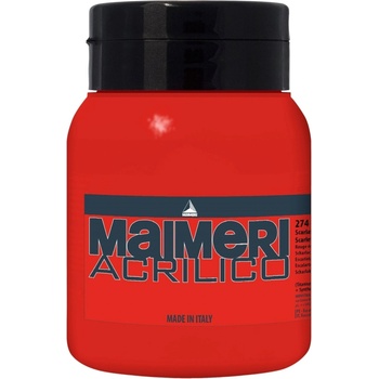 Maimeri Acrilico АКРИЛНА боя Scarlet 274 500 ml 1 бр (M0934274)