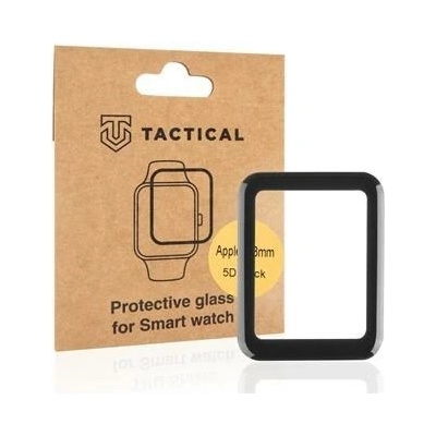 Tactical Glass Shield 5D sklo pro Apple Watch 38mm černá 8596311135484