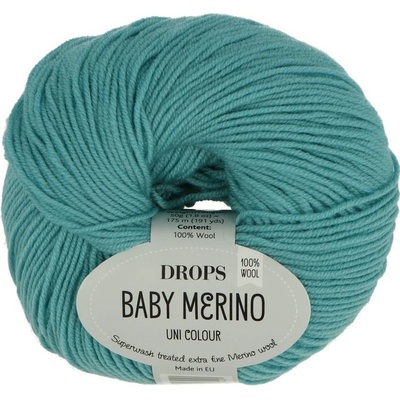 Drops Baby Merino 10 modrozelená