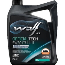 Wolf OFFICIALTECH 5W-30 C3 LL III 5 l