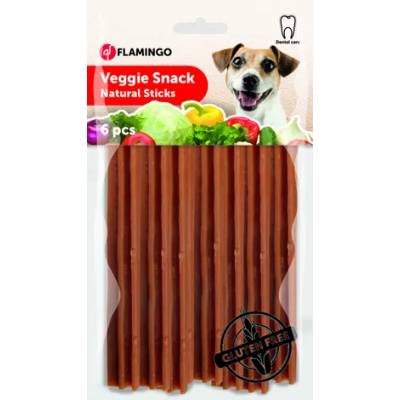 Flamingo Veggie snack - Вкусно лакомство за кучета със зеленчуци, х 12 см