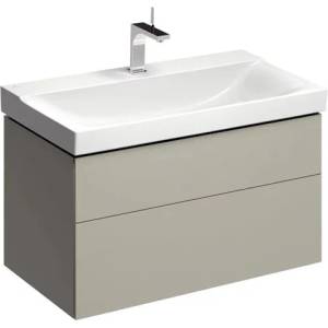 Geberit Долен шкаф Geberit Xeno2 за стенен умивалник 2 чекмеджета 88 см (500.509.00.1)