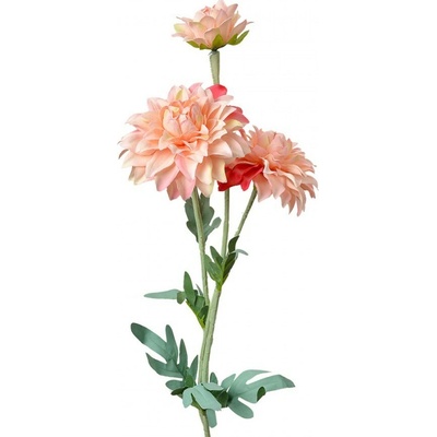 Dekorácia umelý kvet s ružovými kvetmi - 10*8*75 cm - Clayre & Eef